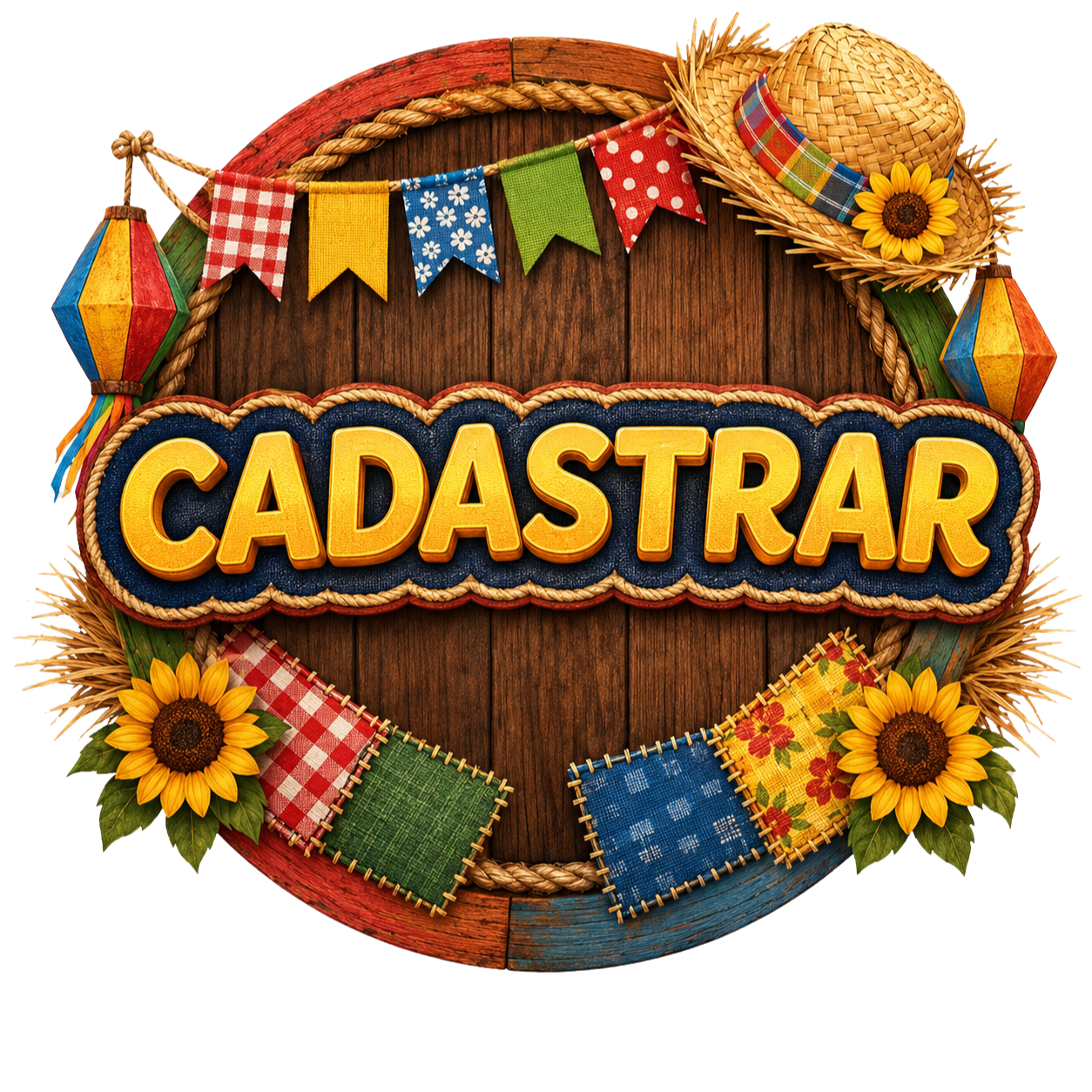Botão de jogar/cadastrar